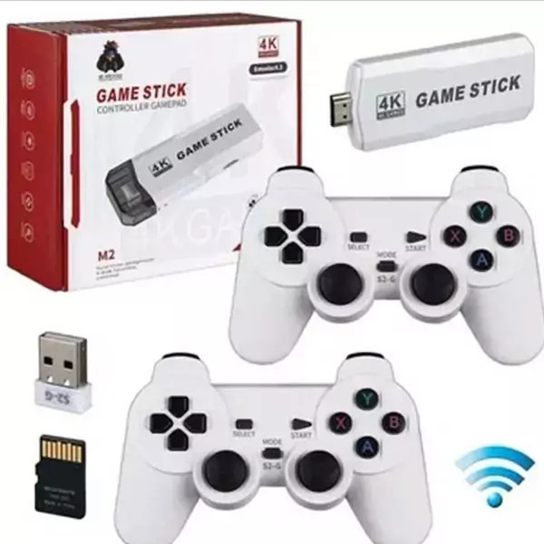 کنسول بازی مدل GAME STICKE pro با رنگ دسته سفید نو و جدید
