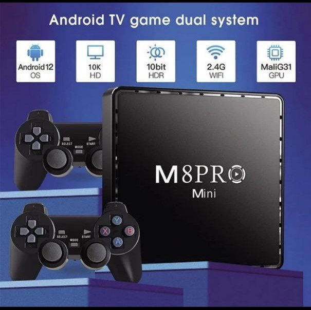 گیم استیک و اندروید باکس M8pro وارداتی از دبی