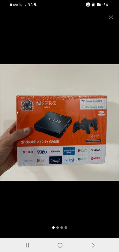 گیم استیک و اندروید باکس M8pro وارداتی از دبی