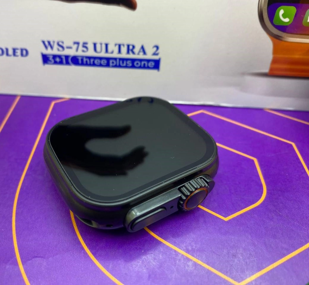 *ساعت هوشمند مدل Wisme ws 75 ultra 2 * دارای ۳ بند*