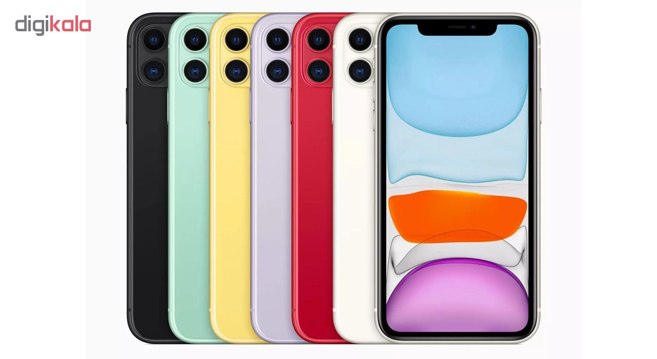گوشی موبایل اپل مدل iPhone 11 ZD/A تک سیم کارت ظرفیت 64 گیگابایت و رم 4 گیگابایت