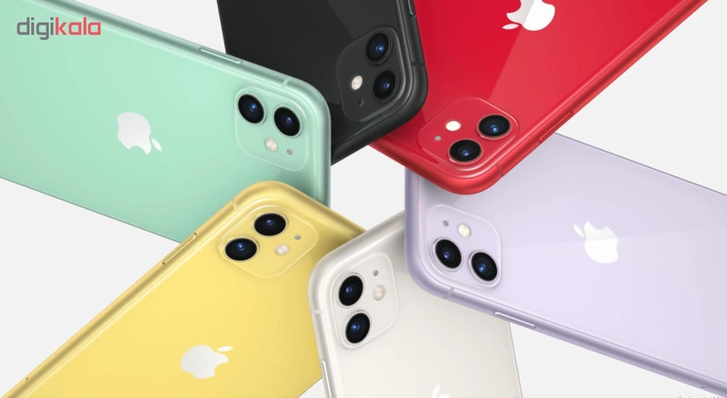 گوشی موبایل اپل مدل iPhone 11 LL/A تک سیم کارت ظرفیت 64 گیگابایت و رم 4 گیگابایت