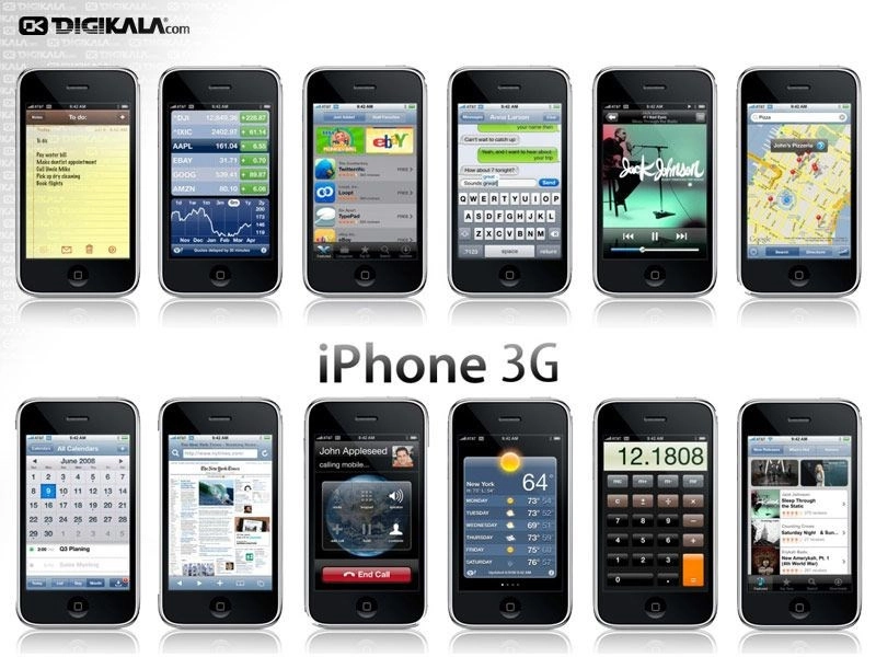 گوشی موبایل اپل آی فون 3 جی - 8 گیگابایت