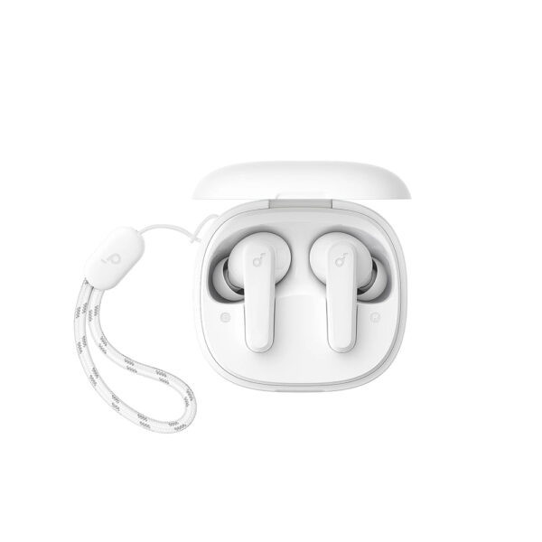 هدفون بلوتوثی انکر مدل SoundCore R50i A3949 بدون قابلیت نویز کنسلینگ، درگاه شارژ USB Type-C، دارای فناوری AI-Enhanced Calls برای کاهش نویز و بهبود مکالمات، مقاوم در برابر رطوبت و عرق