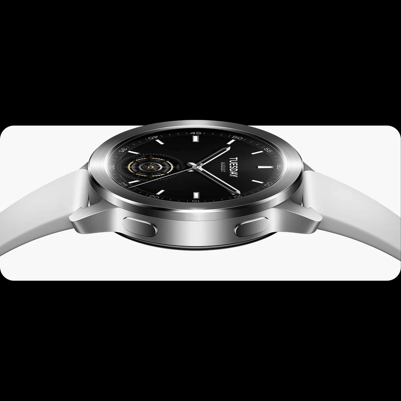 ساعت هوشمند شیائومی مدل Watch S3 بند سیلیکونی - گلوبال - نقره ای