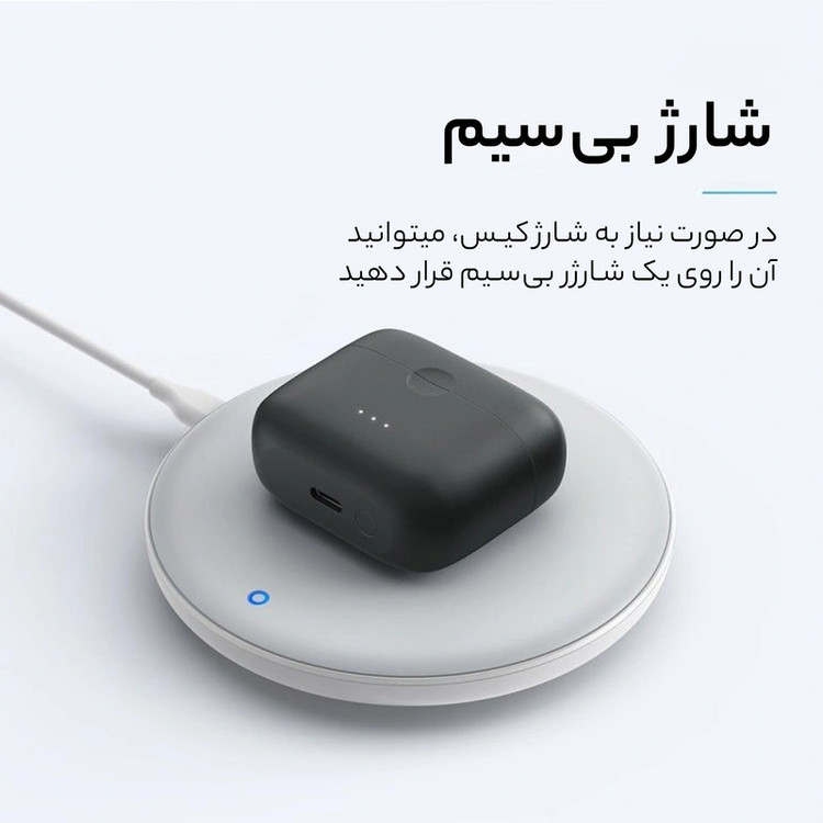 هدفون بلوتوثی انکر مدل SoundCore Liberty Air 2 بدون قابلیت نویز کنسلینگ، درگاه شارژ USB Type-C، دارای کنترل لمسی، مقاوم در برابر رطوبت و عرق