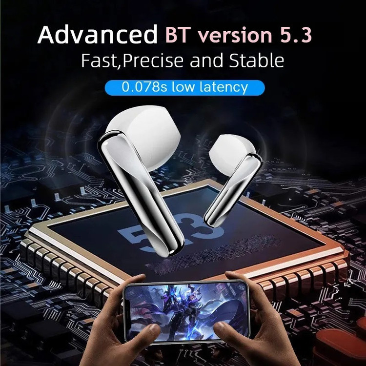 هدفون بلوتوثی کیو سی وای مدل T21 بدون قابلیت نویز کنسلینگ، درگاه شارژ USB Type-C، مقاوم در برابر رطوبت و گرد و غبار