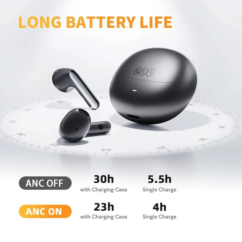 هدفون بلوتوثی کیو سی وای مدل HT10 AilyBuds Pro
