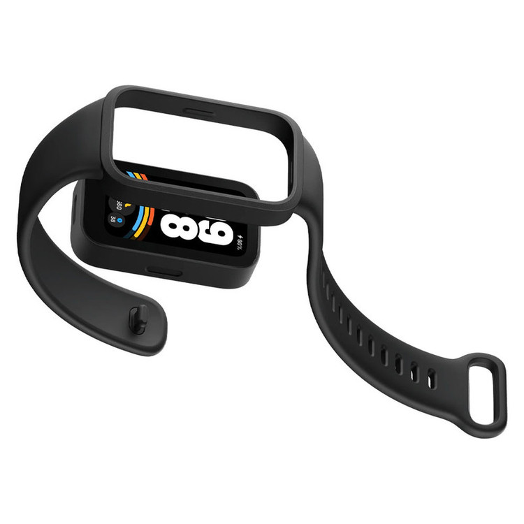 ساعت هوشمند شیائومی مدل Smart Band 9 Active، کنترل موسیقی، کنترل سطح اکسیژن خون، شمارش ضربان قلب، پایش وضعیت خواب، با بند پلاستیکی