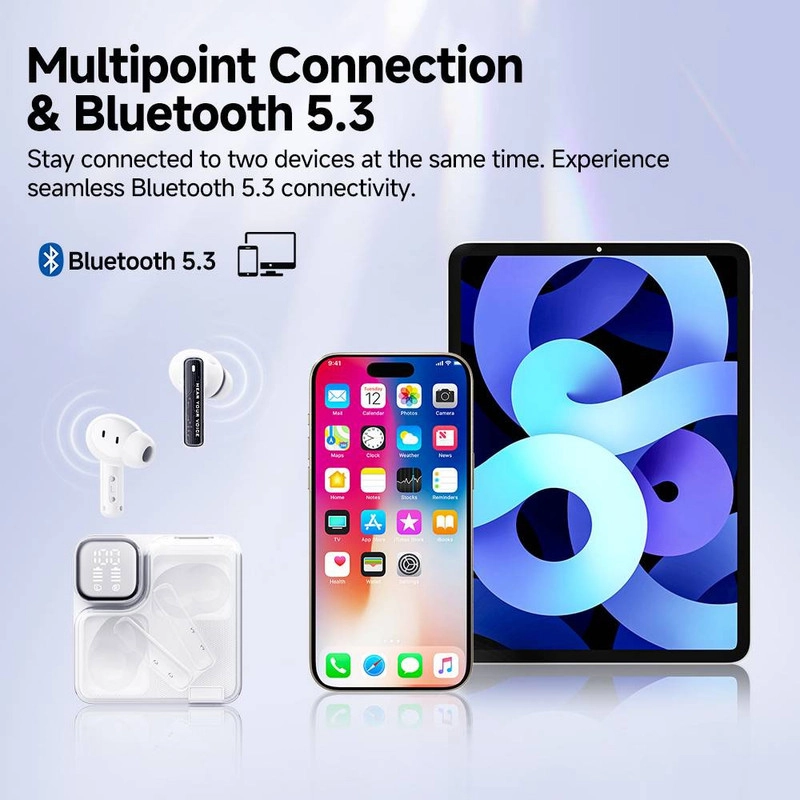 هدفون بلوتوثی کیو سی وای مدل MeloBuds Neo