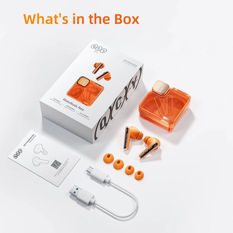 هدفون بلوتوثی کیو سی وای مدل MeloBuds Neo