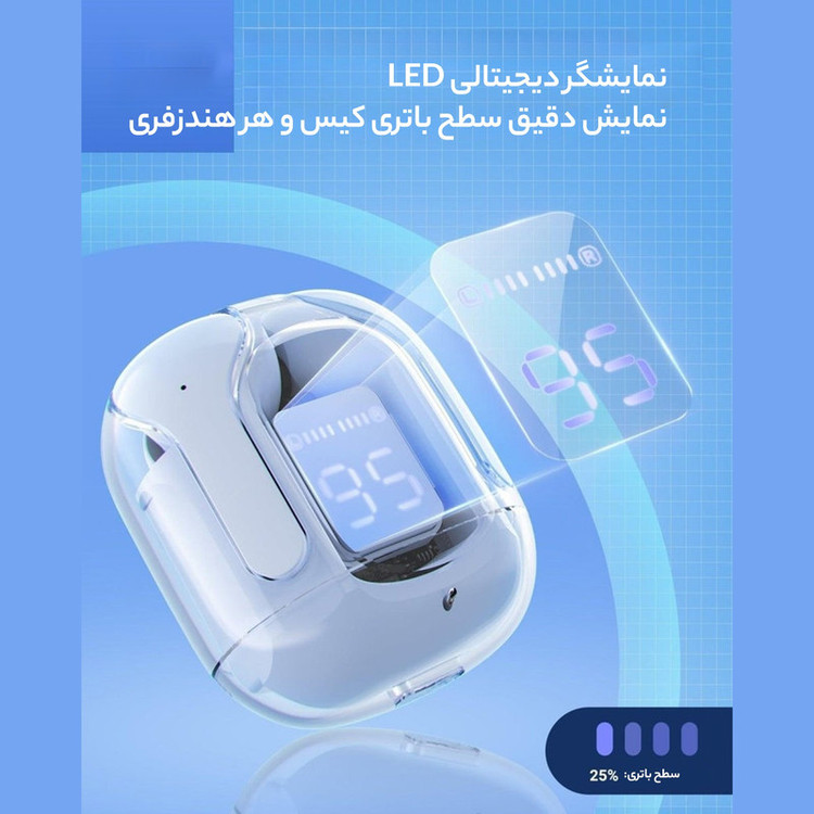 هدفون بلوتوثی ایس فست مدل crystal T6/AT6