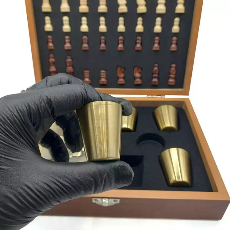 هیپفلاسک (قمقمه جیبی) 4شات طرح خوش شانش کد a530553