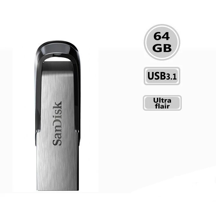 فلش مموری سن دیسک مدلUltra Flair CZ73 ظرفیت64گیگابایت