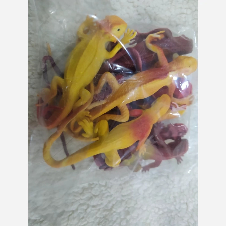 ست مارمولک جنس نرم ژله ای 10 عددی