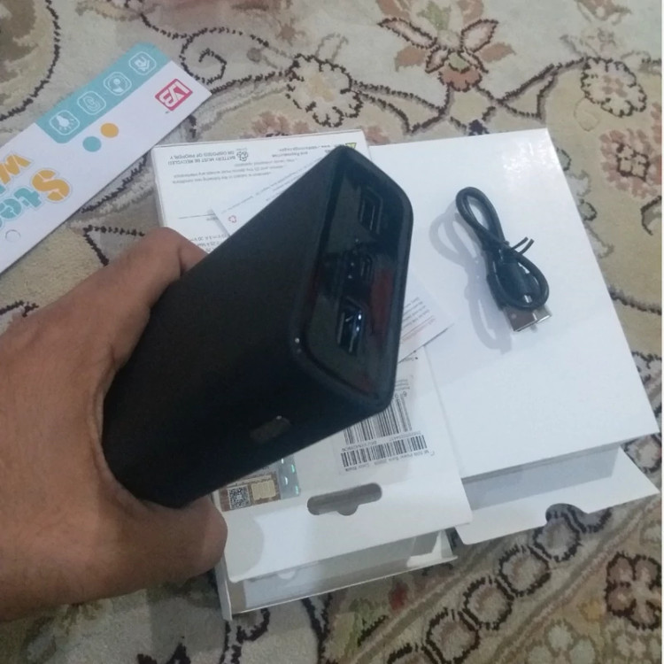 پاوربانک شیائومی 50 وات با ظرفیت 20000 میلی آمپر واقعی MI 50W Power Bank 20000