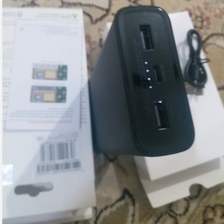 پاوربانک شیائومی 50 وات با ظرفیت 20000 میلی آمپر واقعی MI 50W Power Bank 20000