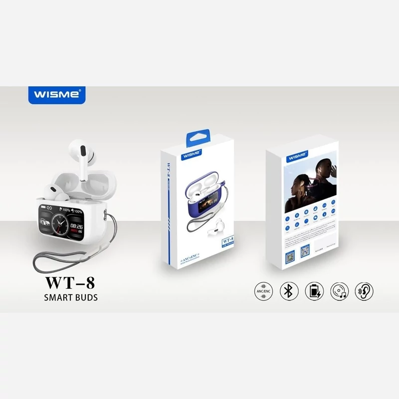 هندزفری ایرپاد دارای نمایشگر WISME WT-8