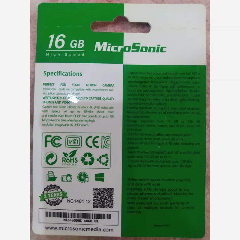 مموری 16 گیگ Micro Sonic مموری 16 GB میکرو سونیک