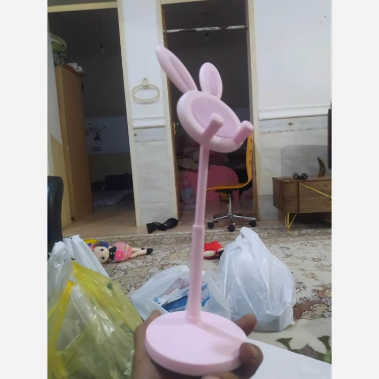 هولدر رومیزی گوشی مدل خرگوشی با قابلیت تنظیم ارتفاع قیمت مناسب