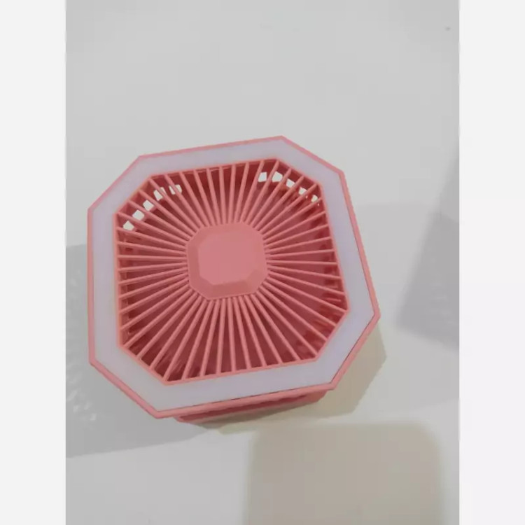 پنکه رومیزی شارژی چراغدار جمع شونده