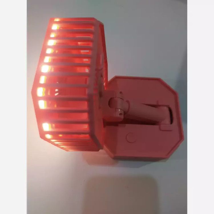 پنکه رومیزی شارژی چراغدار جمع شونده