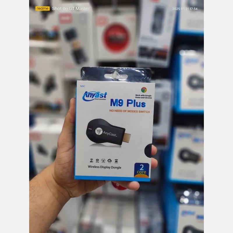دانگل HDMI بیسیم M9 Plus اتصال گوشی به تلویزیون بدون سیم