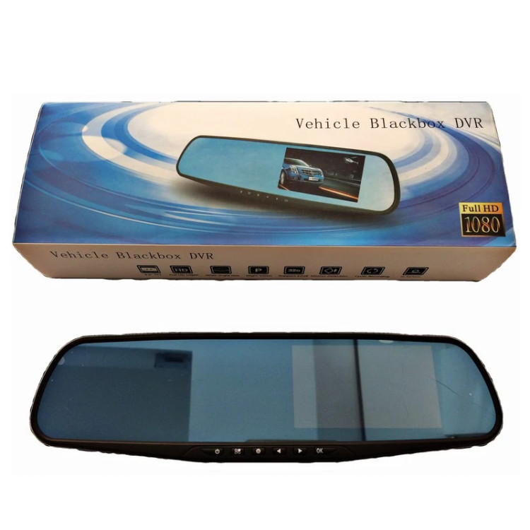 مانیتور آینه ای خودرو فول اچ دی 4.3 اینچ Vehicle Blackbox DVR
