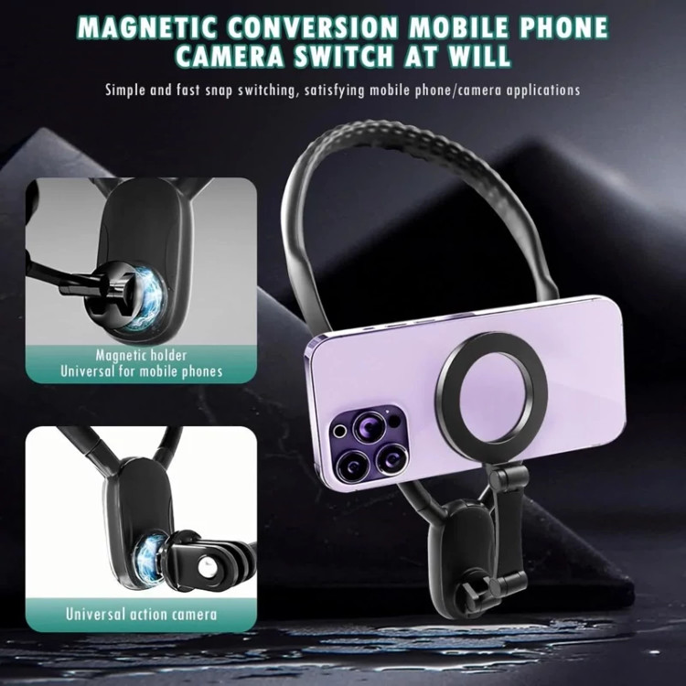هولدر گردنی مغناطیسی موبایل مدل Magnatic Neck Phone Holder (XFH-GP57)