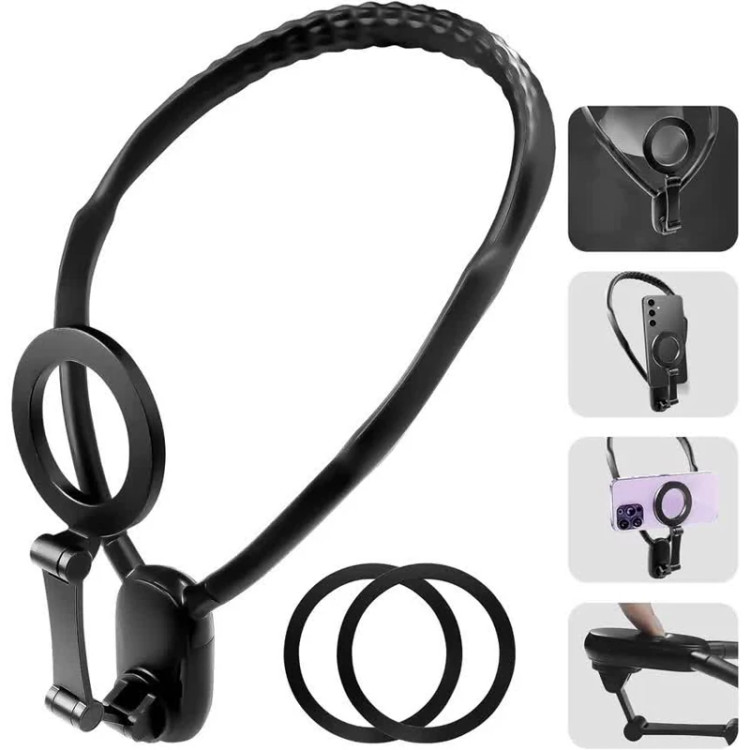 هولدر گردنی مغناطیسی موبایل مدل Magnatic Neck Phone Holder (XFH-GP57)