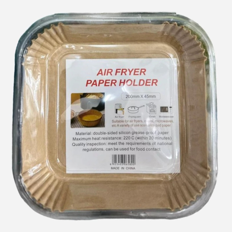 کاغذ سرخکن (100 عددی) کیفیت بالا وارداتی مربعی قطر 20cm
