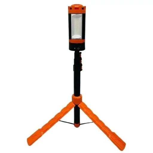 چراغ کمپینگ پایه دار 2500 لومن شارژی تاشو ضدآب + پاوربانک