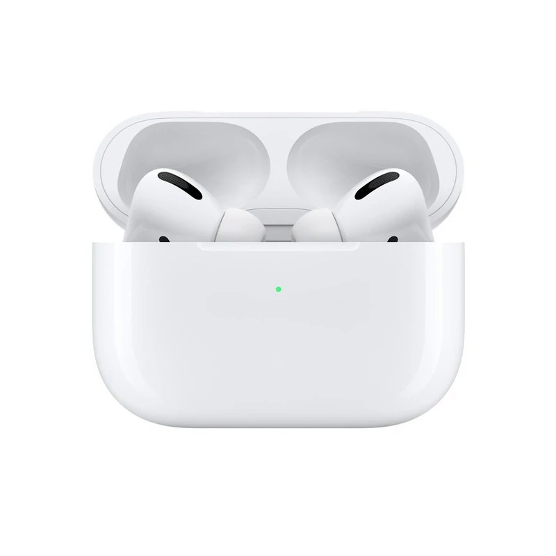 ایرپاد پرو طرح اپل و هندزفری بلوتوثی بی سیم مدل AirPods pro کپی اقتصادی رنگ سفید