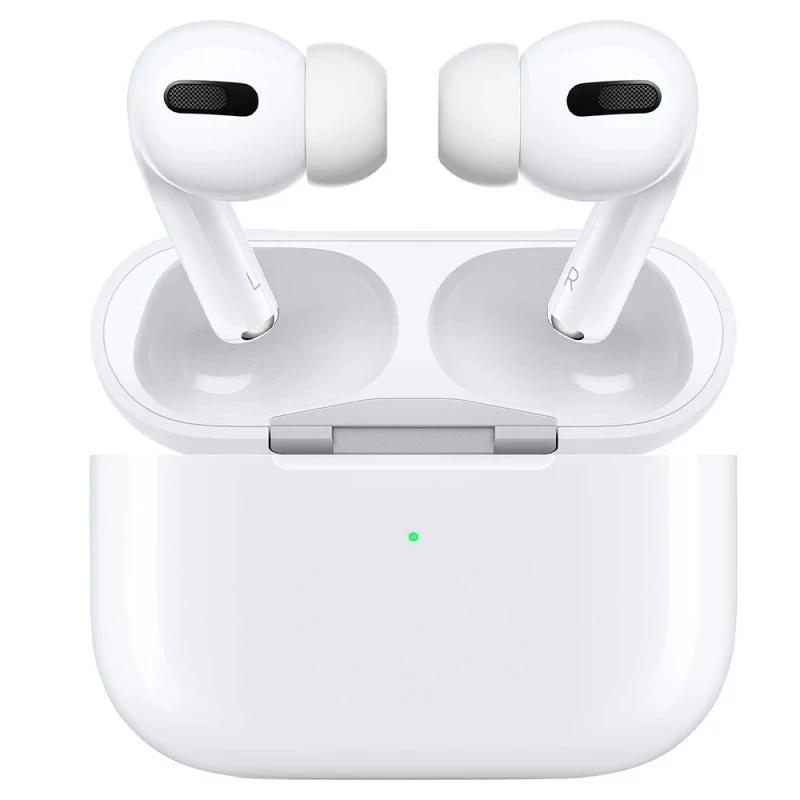 ایرپاد پرو طرح اپل و هندزفری بلوتوثی بی سیم مدل AirPods pro کپی اقتصادی رنگ سفید