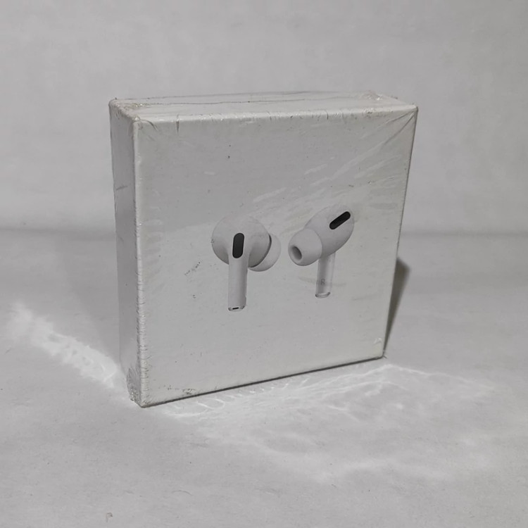 ایرپاد پرو طرح اپل و هندزفری بلوتوثی بی سیم مدل AirPods pro کپی اقتصادی رنگ سفید
