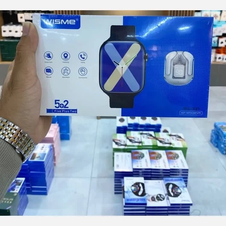 ساعت هوشمندWISME-X17 پنج بند به همراه ایرپاد