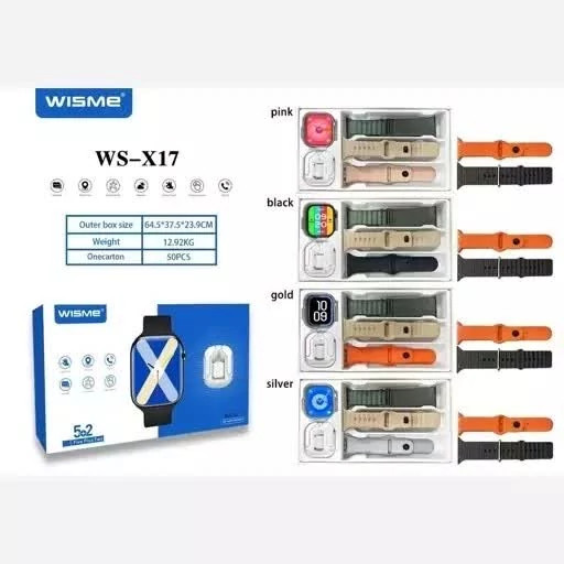 ساعت هوشمندWISME-X17 پنج بند به همراه ایرپاد