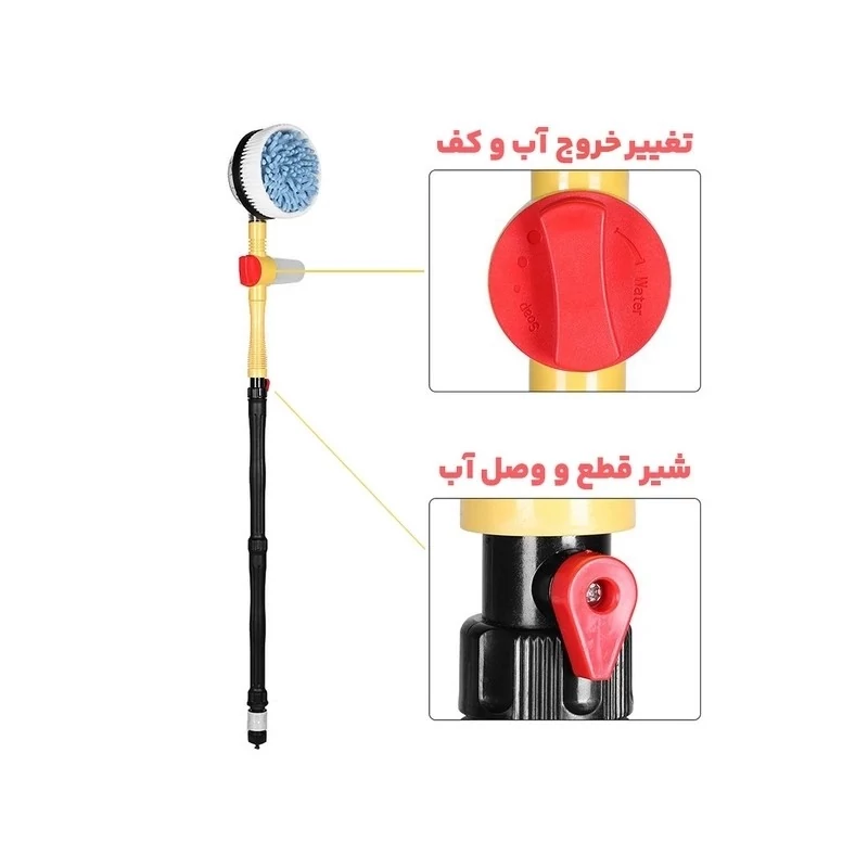 کارواش و برس چرخشی خودرو مدل GYC