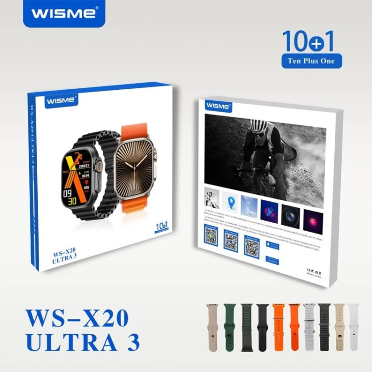 ساعت هوشمند 10 بند مدل WS-X20 Ultra3
