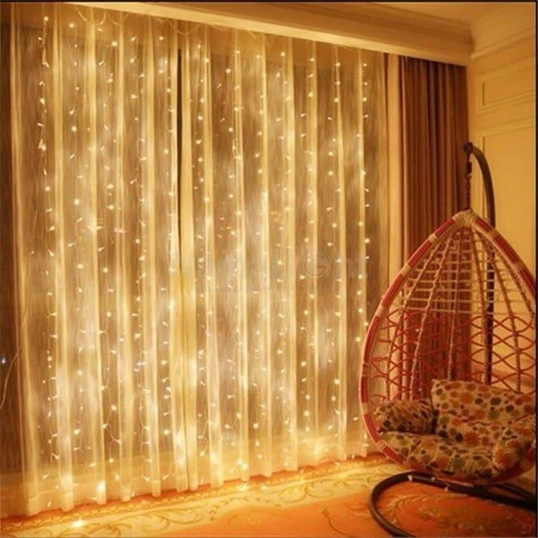 پرده نوری ال ای دی- پرده ریسه نوری