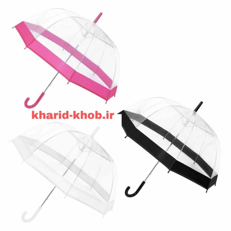 چتر فانتزی شفاف برند TOP کیفیت عالی و طراحی خاص مناسب استفاده روزمره و عکاسی