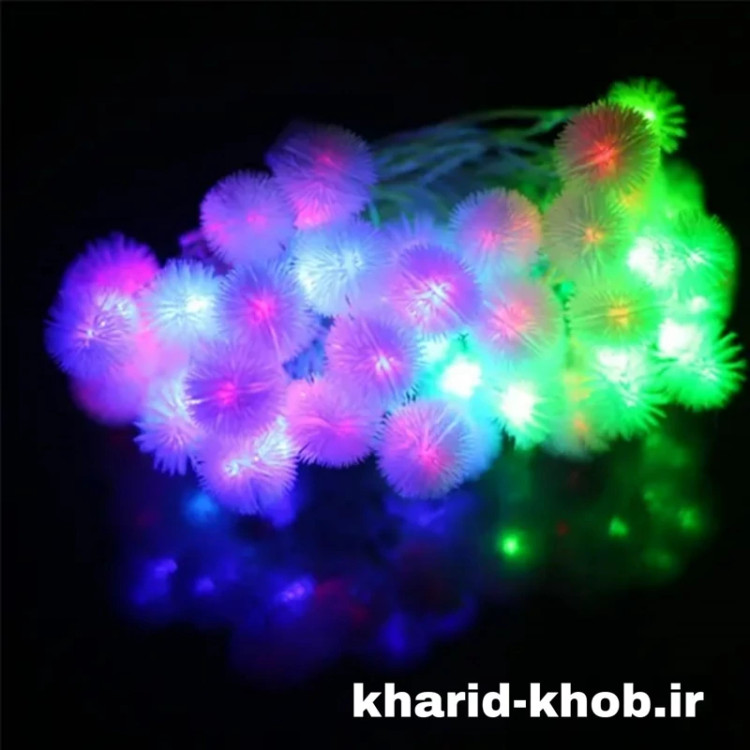 ریسه قاصدک رنگارنگ 28تایی بانور جذاب و زیبا مناسب دکوراسیون