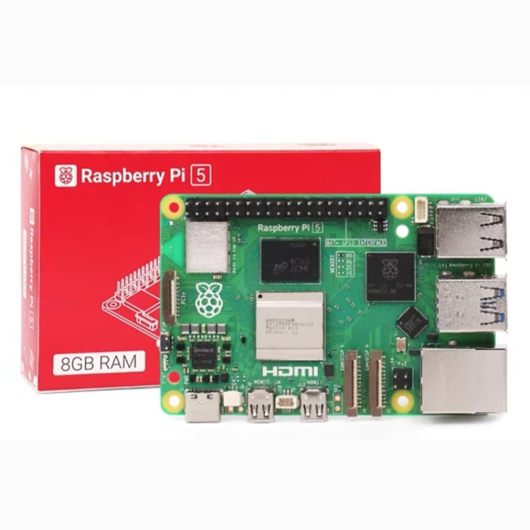 برد اورجینال رزبری پای 5 رم 8 raspberry Pi 5 8G ( UK)