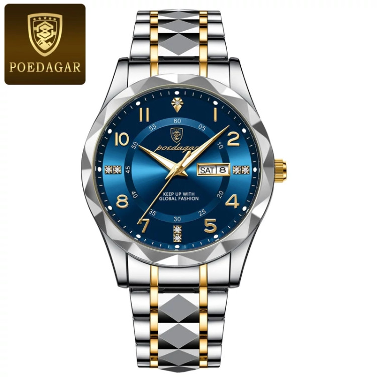 ساعت مردانه اورجینال برند poedagar مدل 858 ارسال رایگان