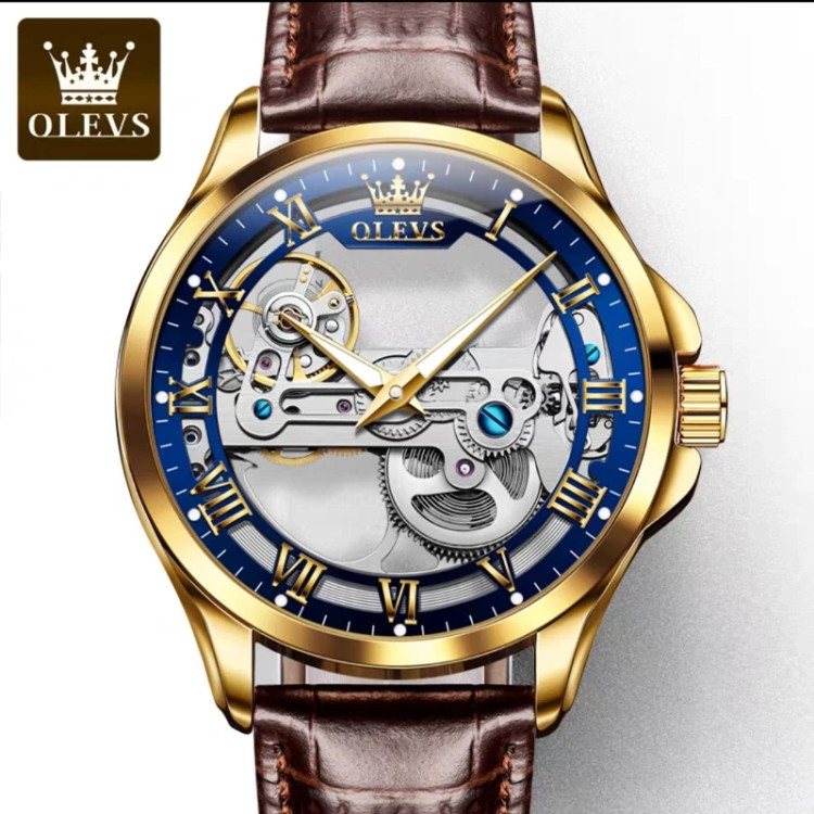 ساعت مردانه مکانیکی اتوماتیک برند الوز Olevs مدل 6661L