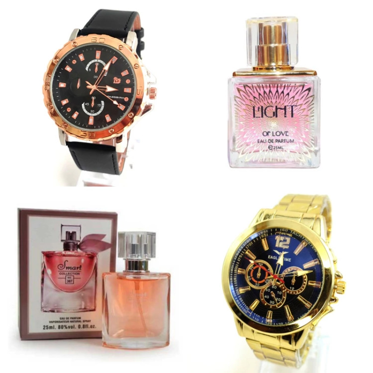 ساعت مردانه و ادکلن و عطر و جعبه ساعت