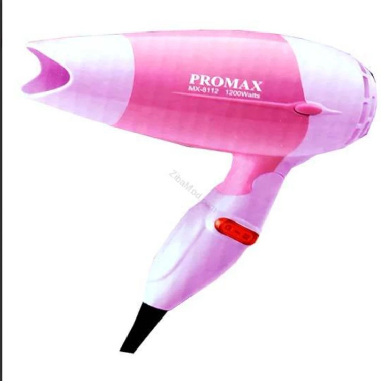 سشوار مسافرتی تاشو پرومکس 1200 وات مدل pro max mx-8112