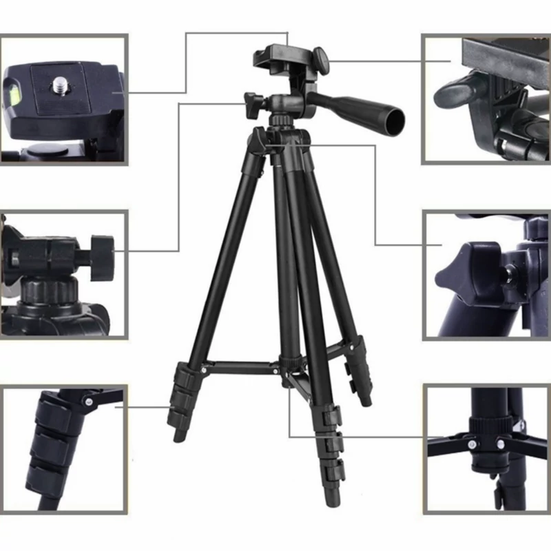 پایه نگهدارنده گوشی 3120 و 3110 تریپاد tripod(سه پایه نگهدارنده گوشی موبایل فیلم برداری عکاسی همسفر منوپاد طرح و مدل)