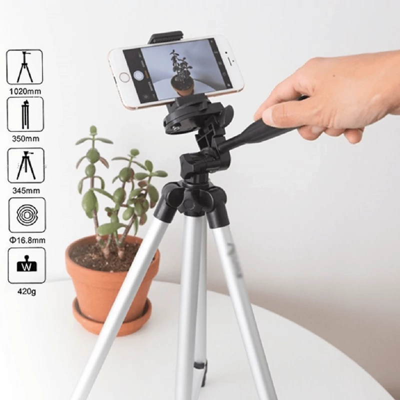 پایه نگهدارنده گوشی 3120 و 3110 تریپاد tripod(سه پایه نگهدارنده گوشی موبایل فیلم برداری عکاسی همسفر منوپاد طرح و مدل)