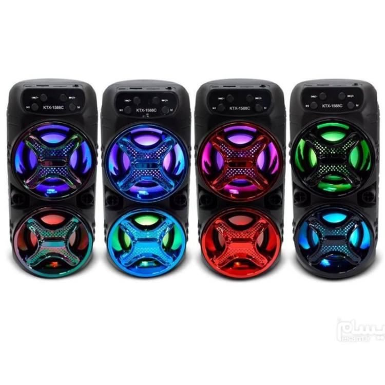 اسپیکر بلوتوثی ktx-1588 (خرید عمده و تکی اسپیکر گناوه مارکت )